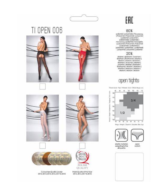 Passion - tiopen 006 medias 1/2 30 den