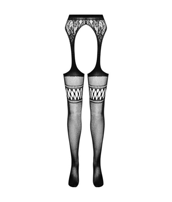 Passion - s026 medias con liguero talla unica