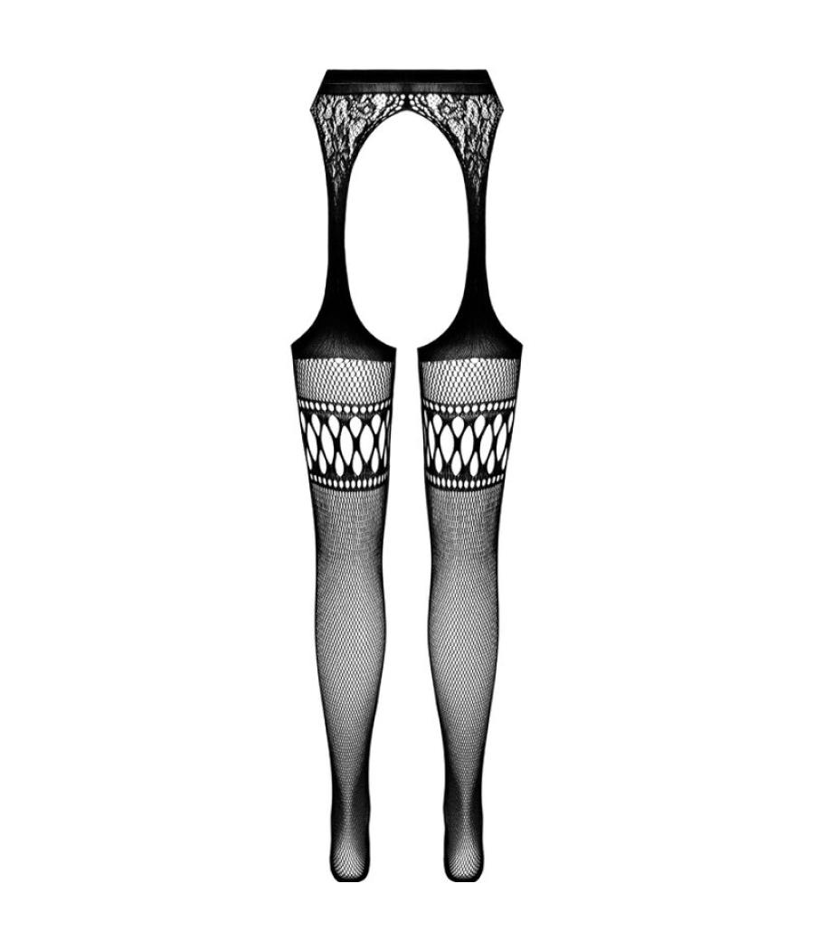 Passion - s026 medias con liguero talla unica