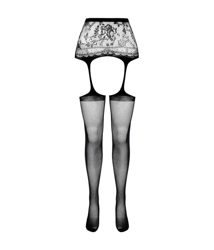 Passion - s028 medias con liguero talla unica