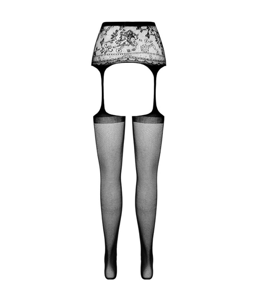 Passion - s028 medias con liguero talla unica