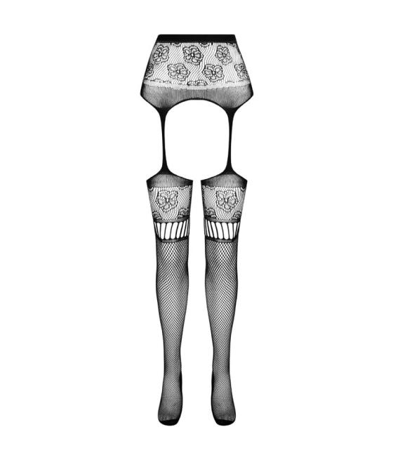 Passion - s030 medias con liguero talla unica