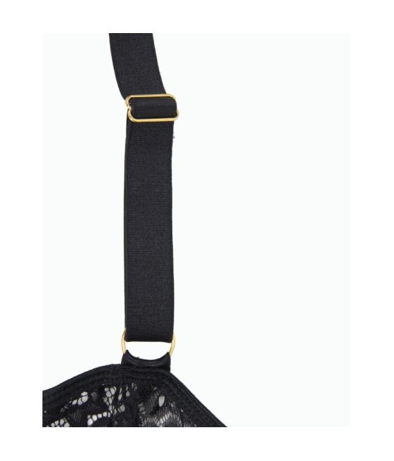 Subblime - corset y cinturon negro s/m