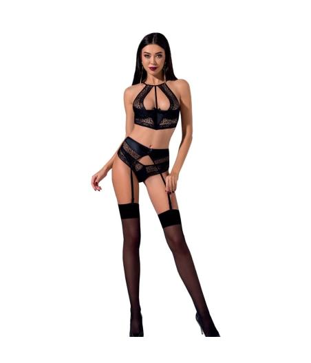 Passion - woman scarlet set negro l/xl