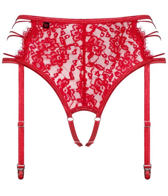 Obsessive - rediosa liguero con abertura l/xl