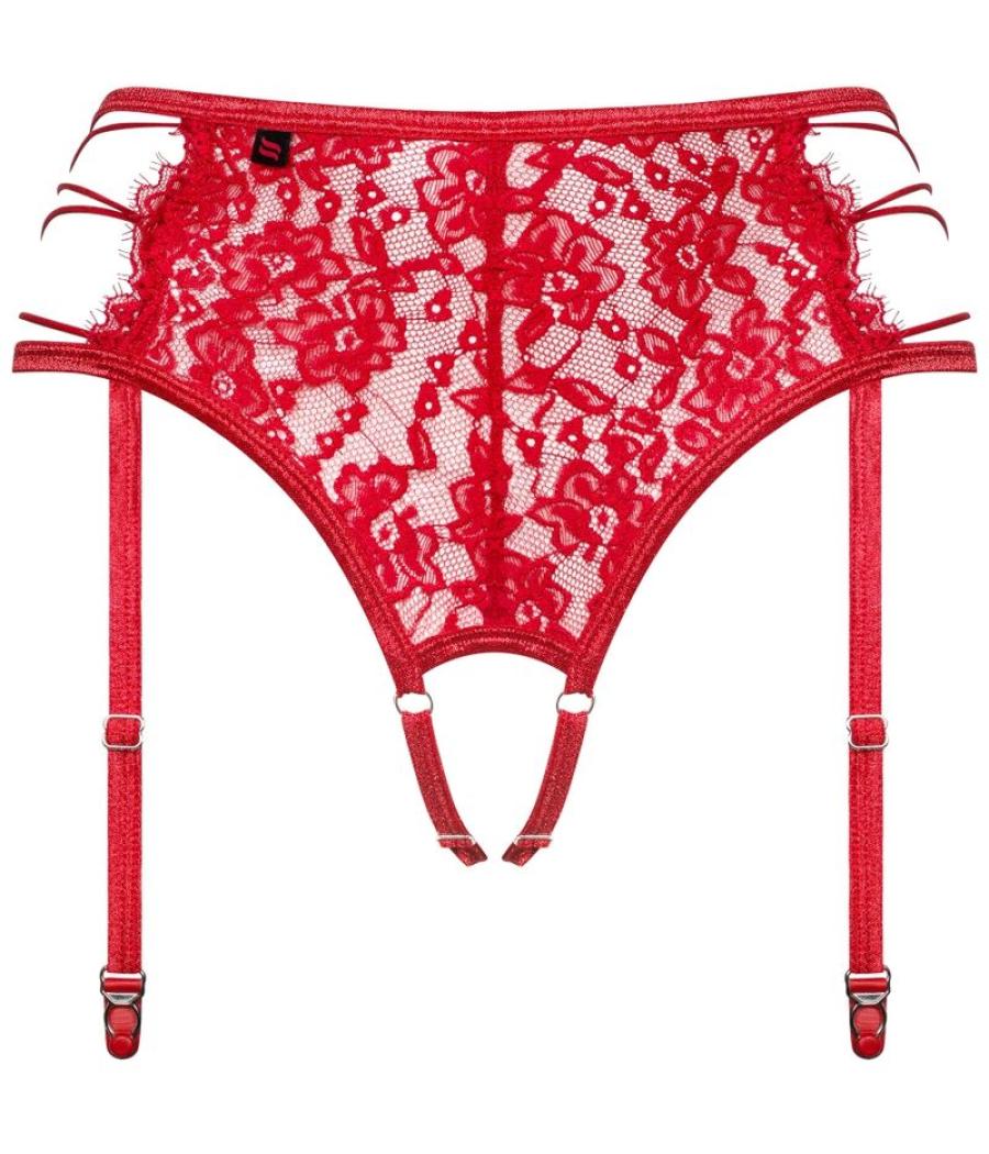 Obsessive - rediosa liguero con abertura l/xl