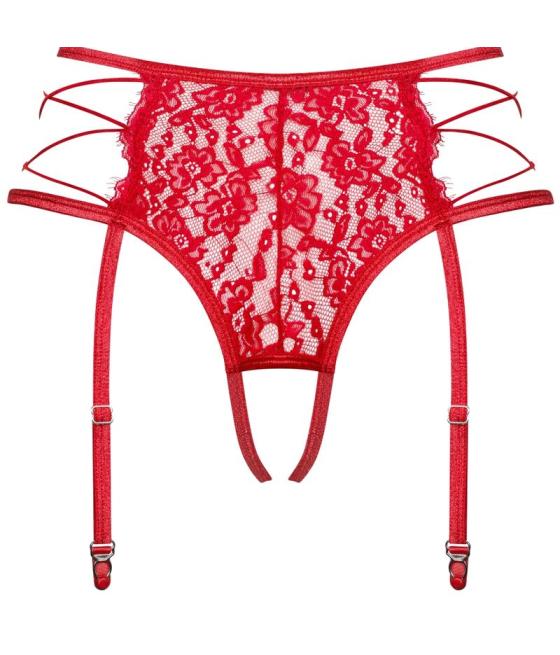 Obsessive - rediosa liguero con abertura l/xl