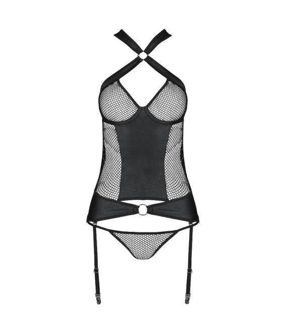Passion - amanda corset cuero ecologico s/m