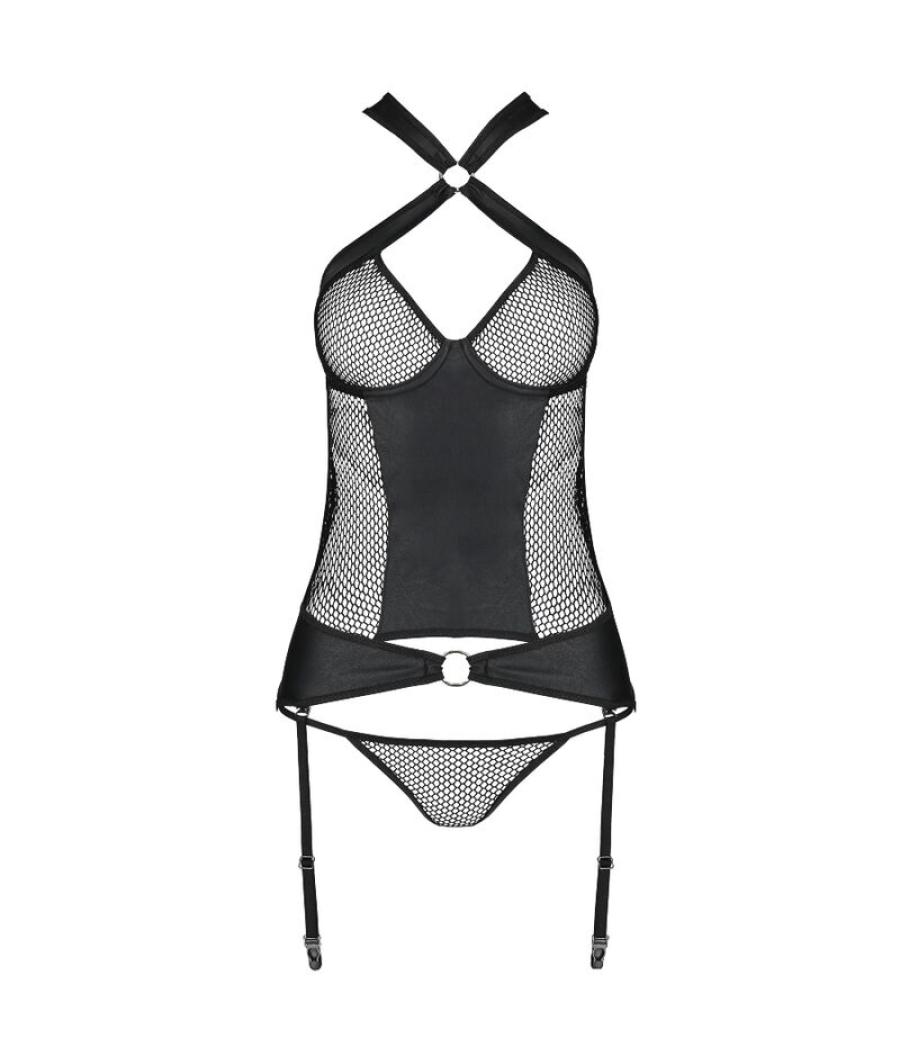 Passion - amanda corset cuero ecologico s/m