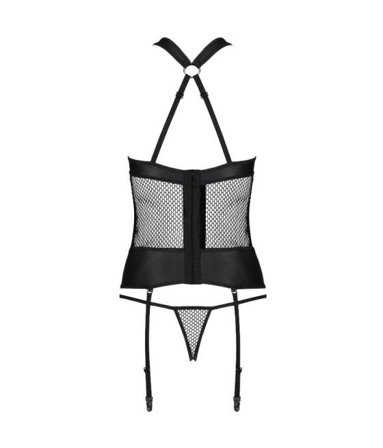Passion - amanda corset cuero ecologico s/m