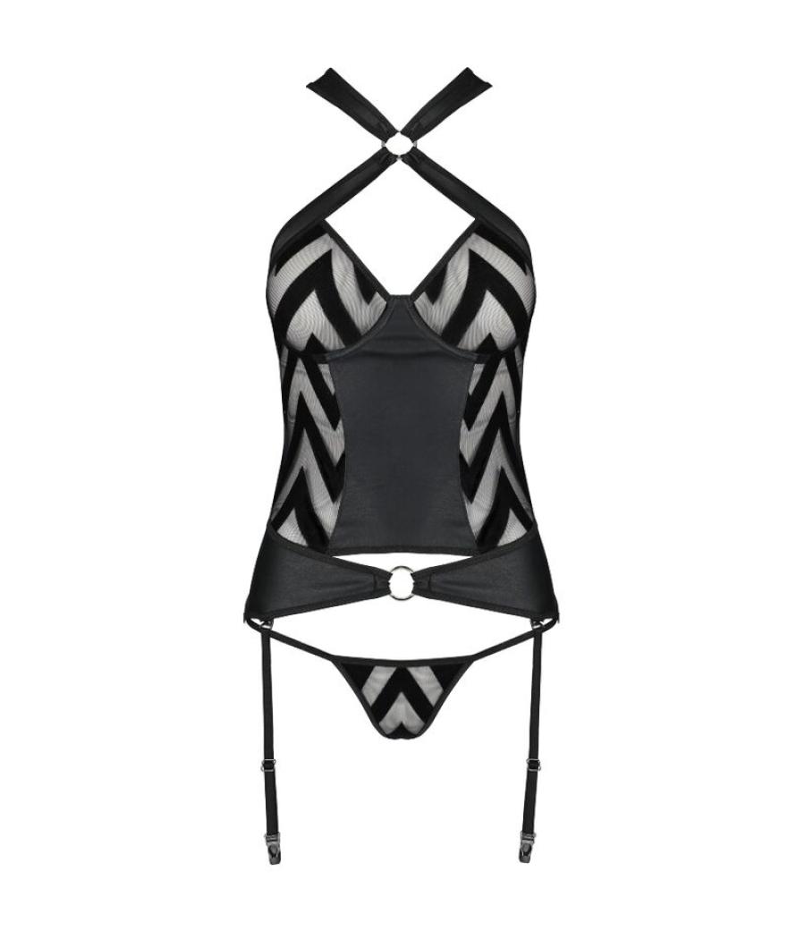 Passion - hima corset cuero ecologico s/m
