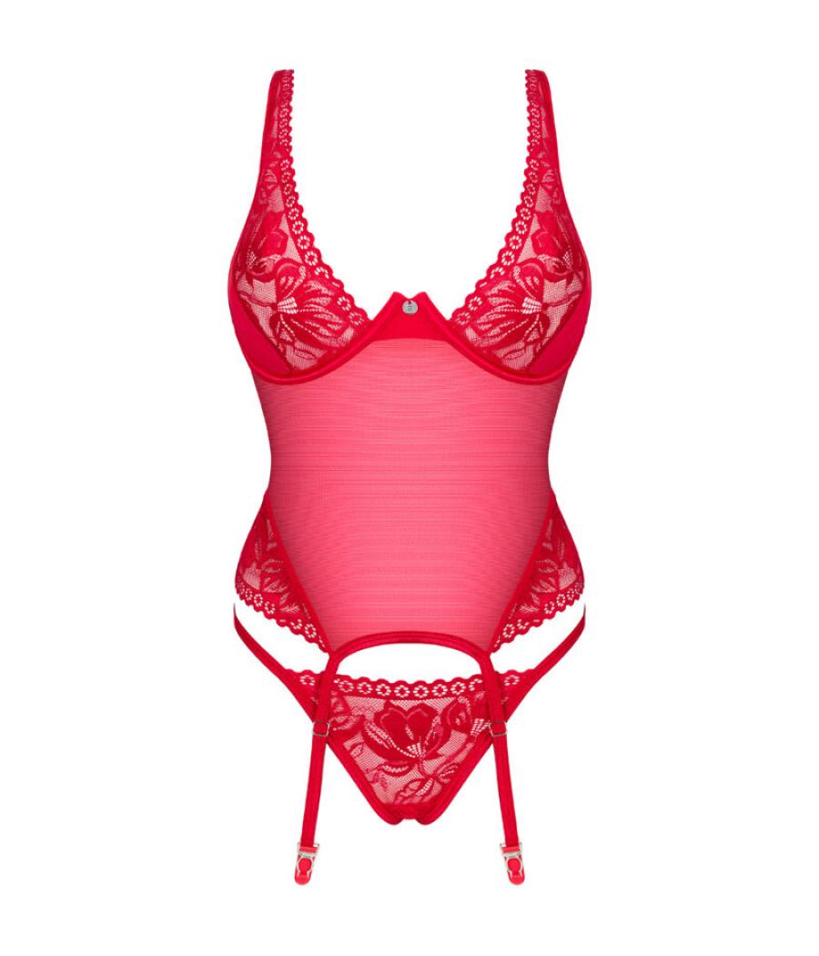 Obsessive - lacelove corset rojo xs/s