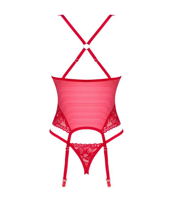 Obsessive - lacelove corset rojo xs/s