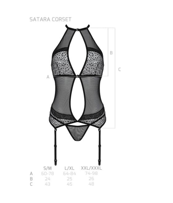 Passion - satara corset erotic line l/xl