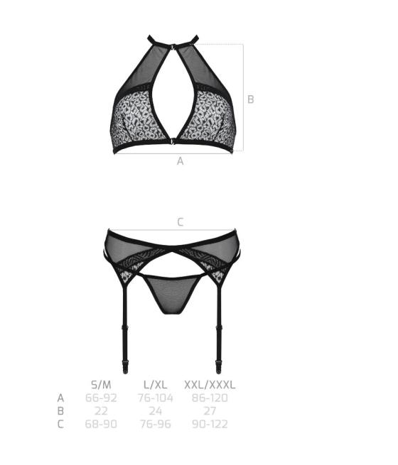 Passion - satara set erotic line l/xl