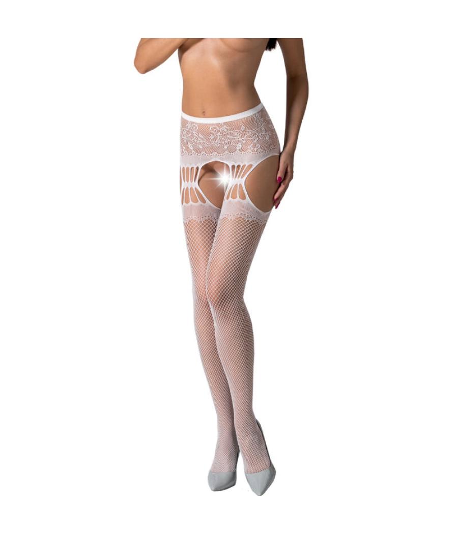 Passion - s027 medias con liguero talla unica