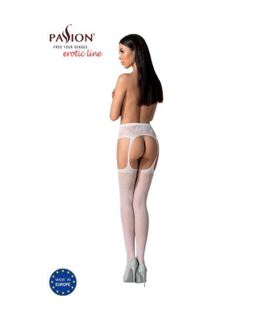Passion - s028 medias con liguero talla unica
