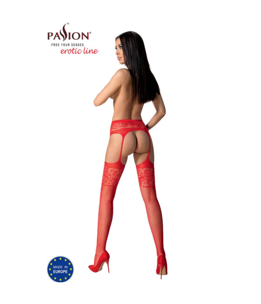 Passion - s029 medias con liguero talla unica