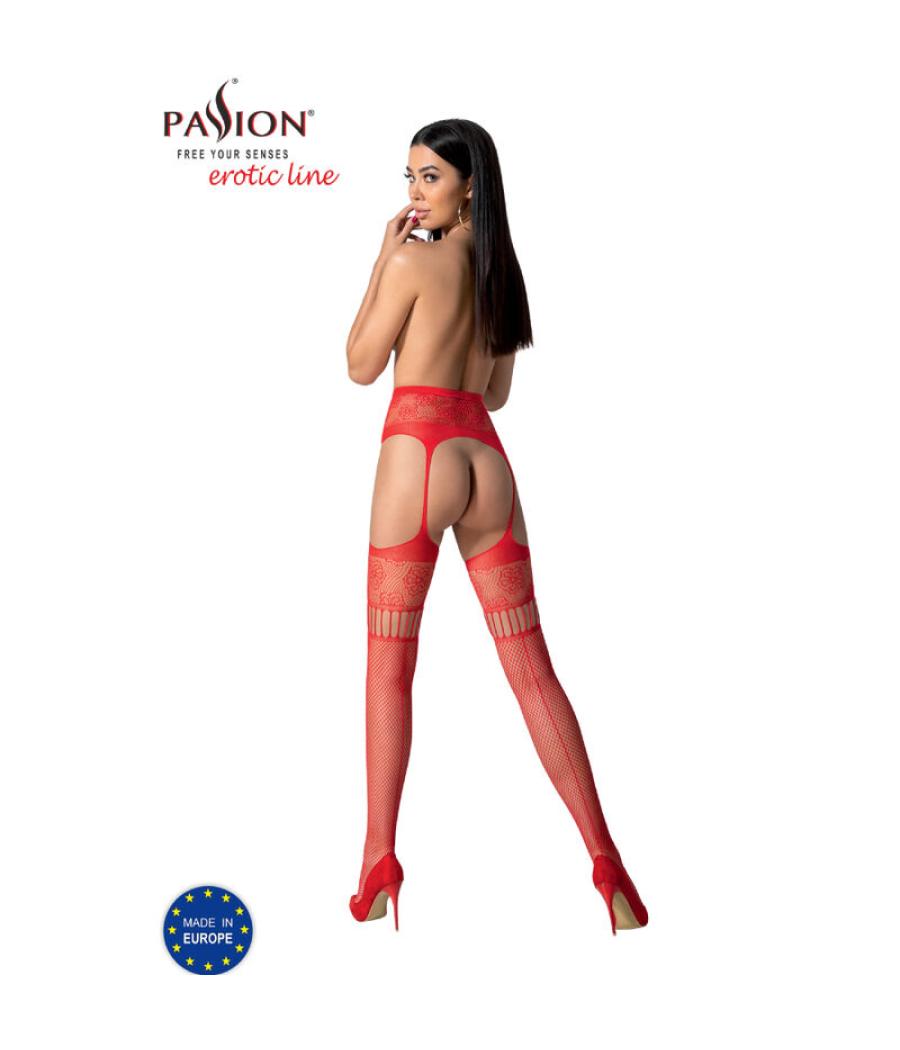 Passion - s030 medias con liguero talla unica