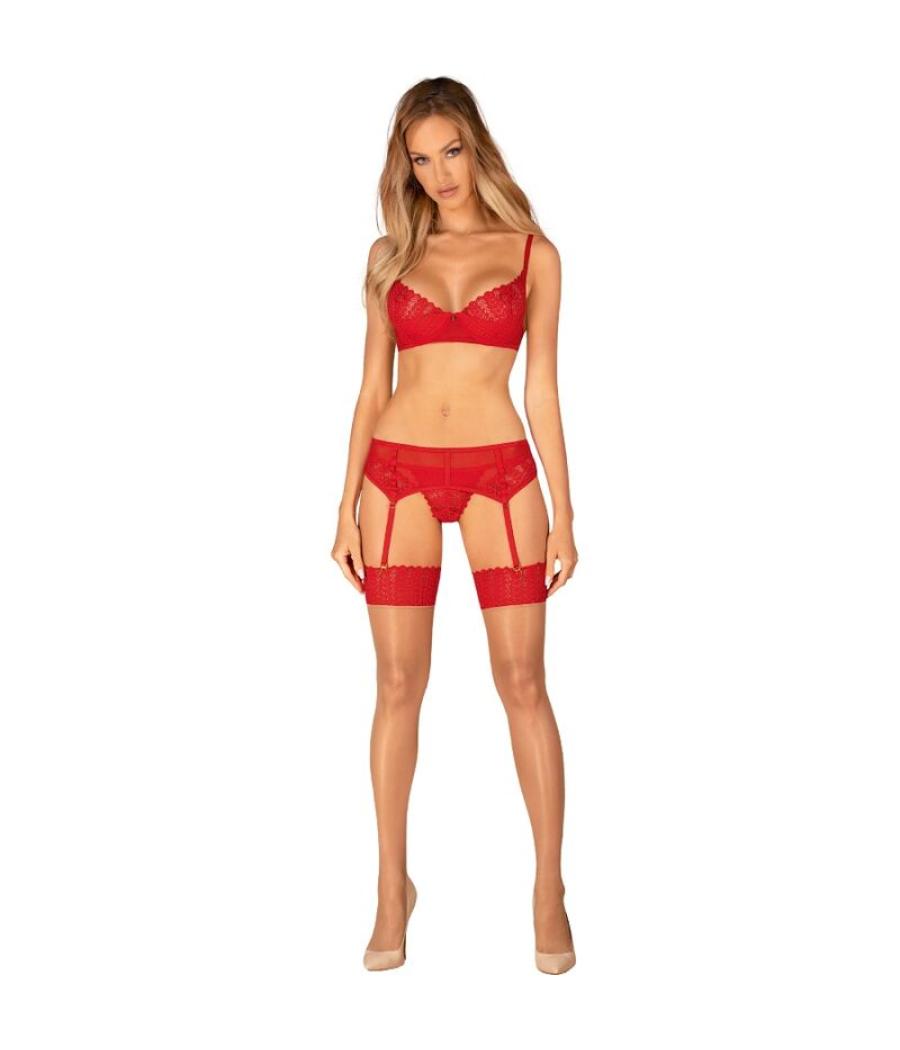 Obsessive - ingridia set tres piezas rojo xs/s
