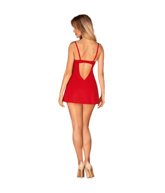 Obsessive - ingridia chemise & tanga rojo xs/s