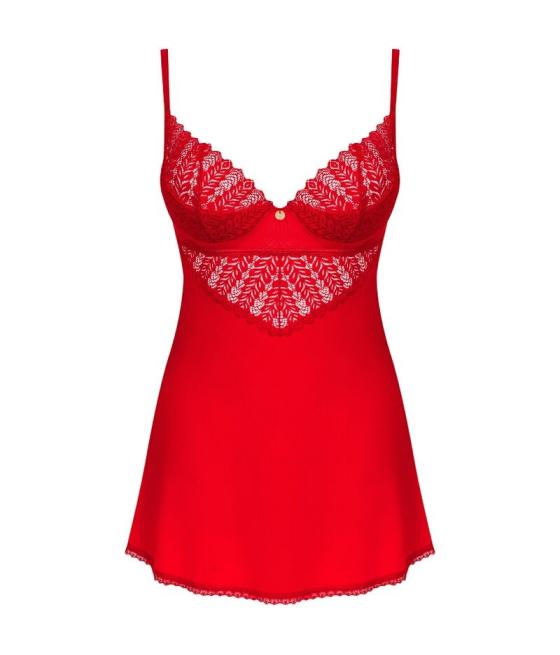 Obsessive - ingridia chemise & tanga rojo xs/s