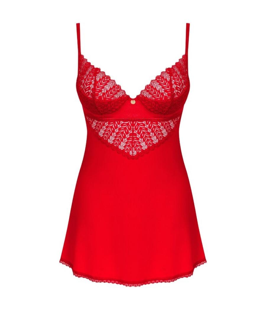 Obsessive - ingridia chemise & tanga rojo xs/s