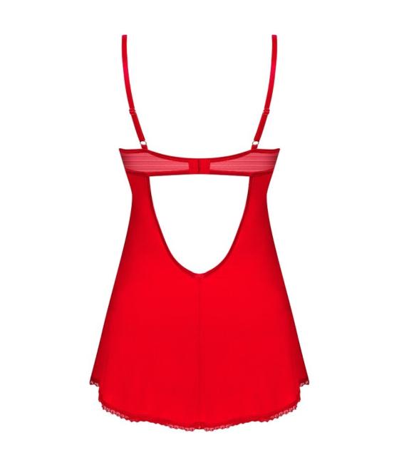 Obsessive - ingridia chemise & tanga rojo xs/s