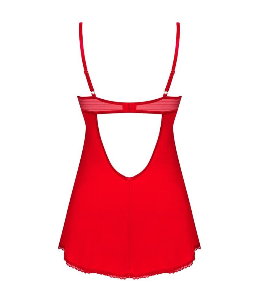 Obsessive - ingridia chemise & tanga rojo xs/s
