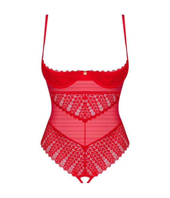 Obsessive - ingridia crotchless teddy rojo xs/s