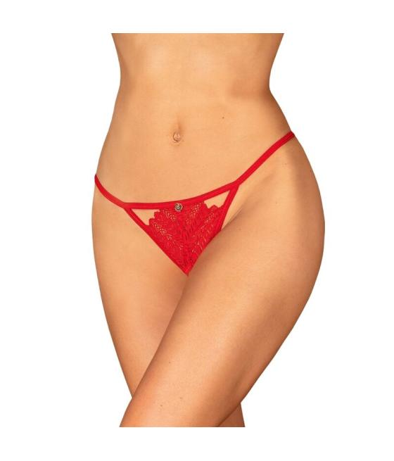 Obsessive - ingridia tanga crotchless rojo xs/s