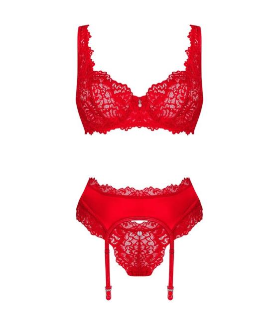 Obsessive - amor cherris set 3 piezas s/m