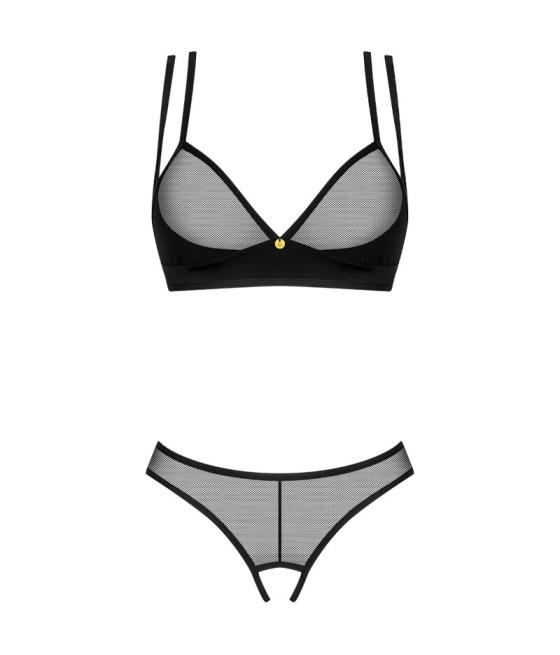 Obsessive - nesari set dos piezas crotchless xs/s