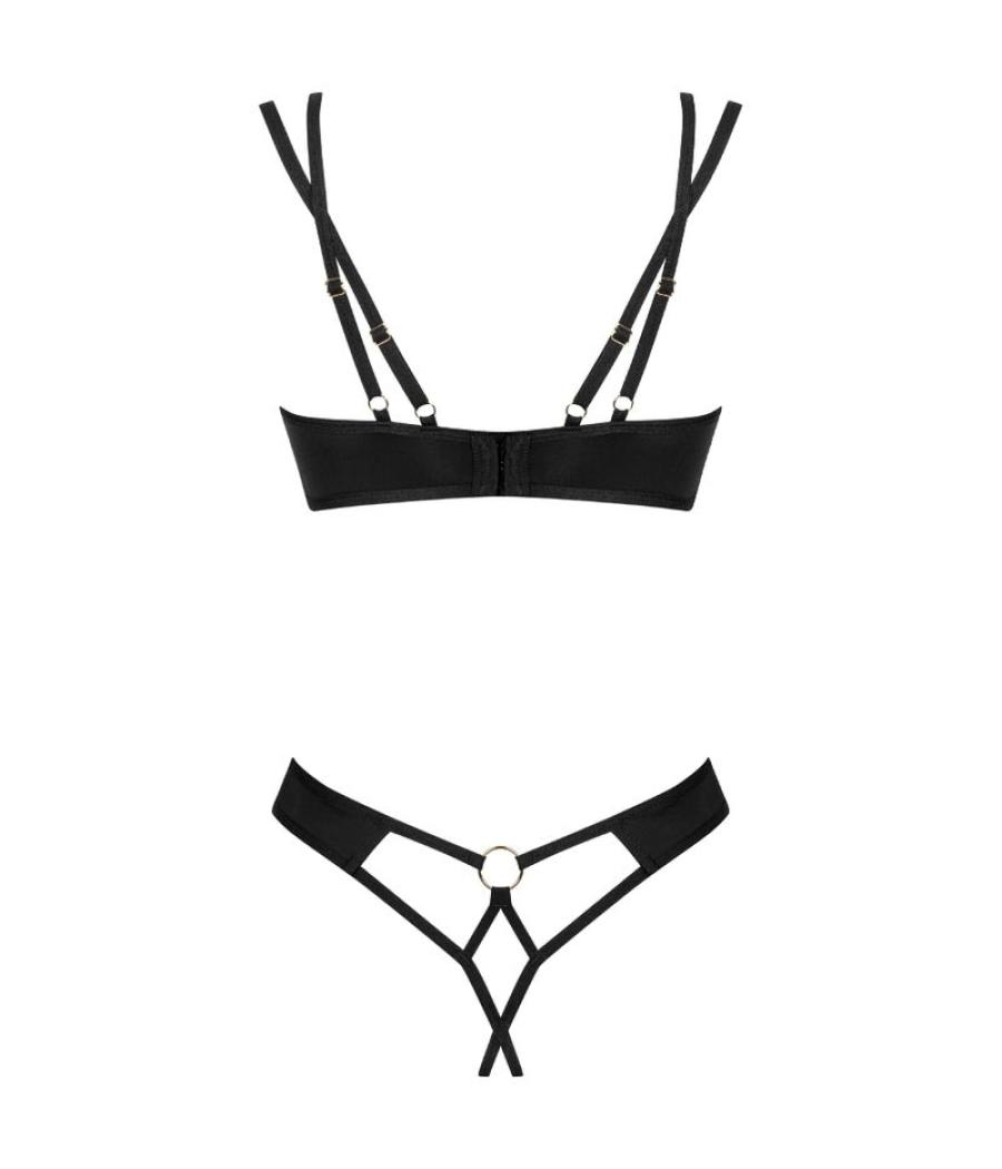 Obsessive - nesari set dos piezas crotchless xs/s