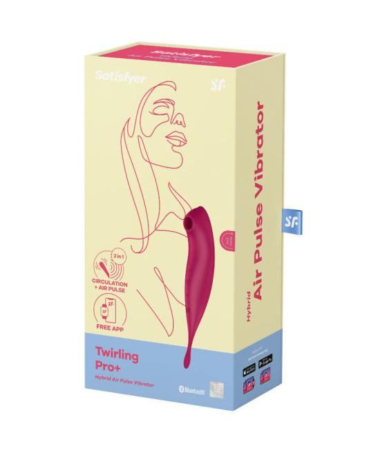 Satisfyer - twirling pro+ estimulador y vibrador app