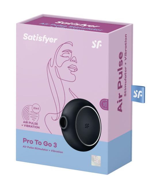 Satisfyer - pro to go 3 estimulador y vibrador doble