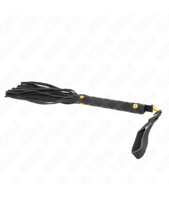 Kink - lÃtigo mini piel de ante negro 30 cm