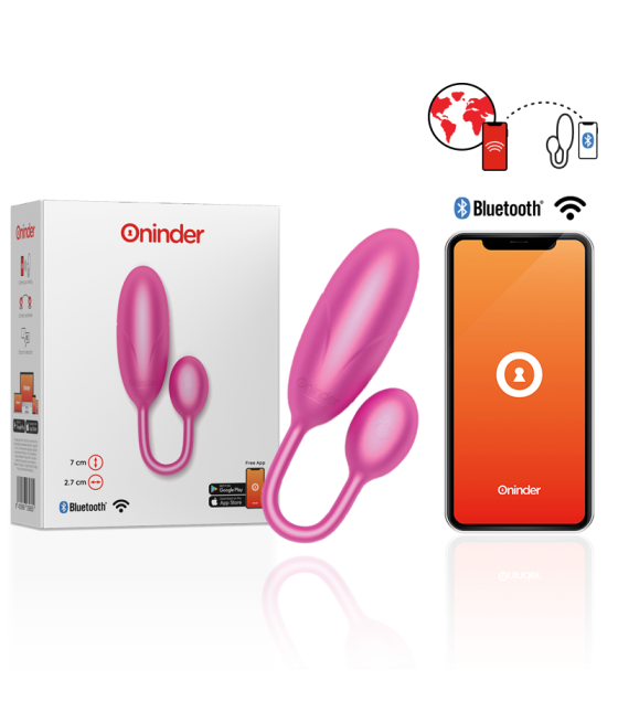 Oninder - denver huevo vibrador 7 x 2.7 cm - app gratuita