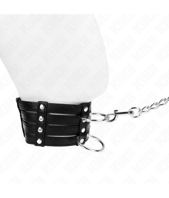 Kink - collar con correa 65 cm estilo sub ajustable 35-51 cm x 7 cm