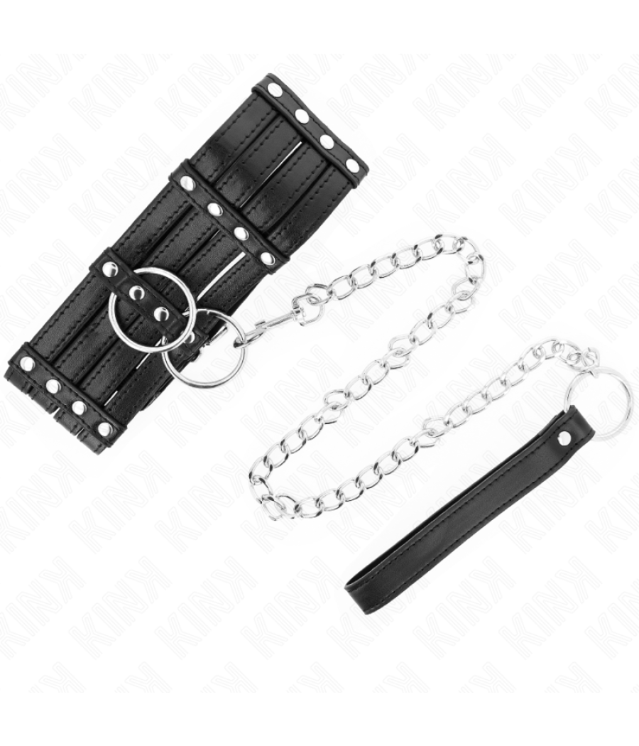Kink - collar con correa 65 cm estilo sub ajustable 35-51 cm x 7 cm
