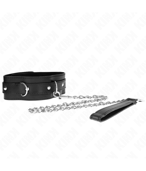 Kink - collar con correa 65 cm negro 54 x 4.5 cm