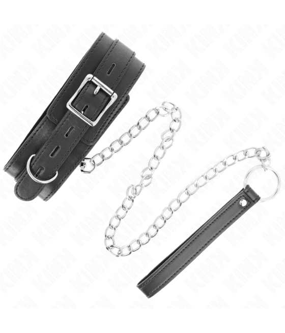Kink - collar con correa 65 cm negro 54 x 4.5 cm