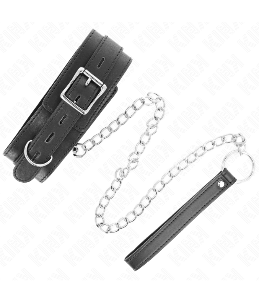 Kink - collar con correa 65 cm negro 54 x 4.5 cm