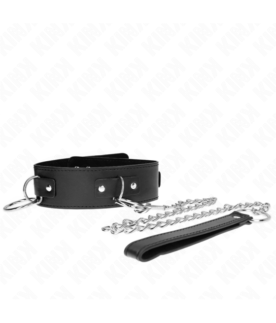 Kink - collar con correa 65 cm 3 anillos modelo 2 ajustable 36-43 cm x 5 cm