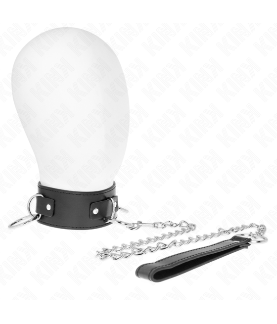 Kink - collar con correa 65 cm 3 anillos modelo 2 ajustable 36-43 cm x 5 cm
