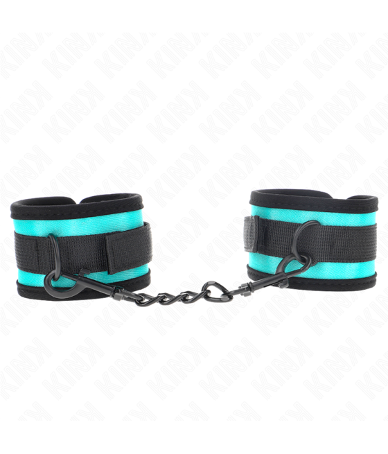 Kink - muÑequeras negro-azul ajustable 18-32 cm x 5 cm