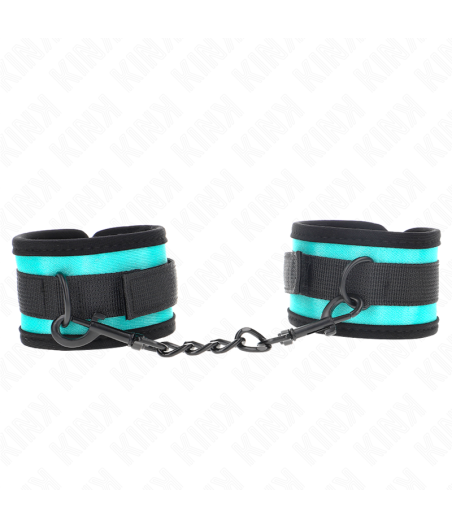 Kink - muÑequeras negro-azul ajustable 18-32 cm x 5 cm