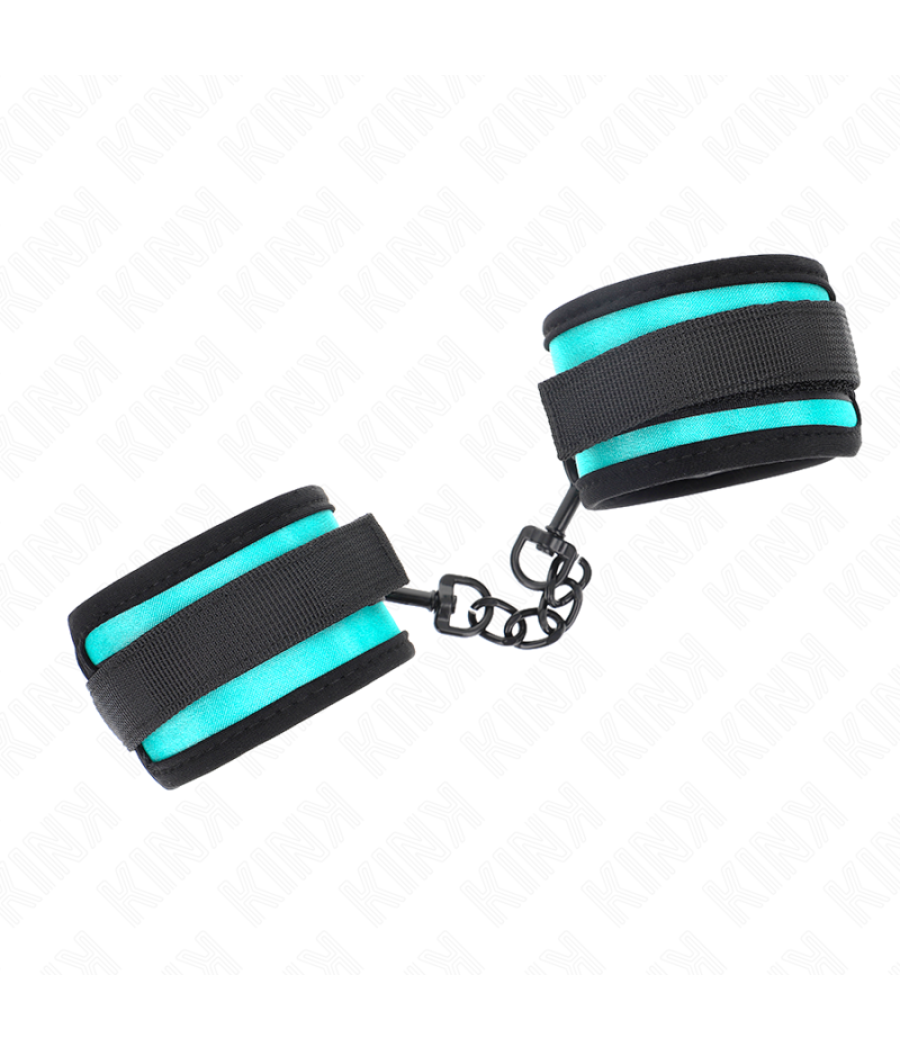Kink - muÑequeras negro-azul ajustable 18-32 cm x 5 cm