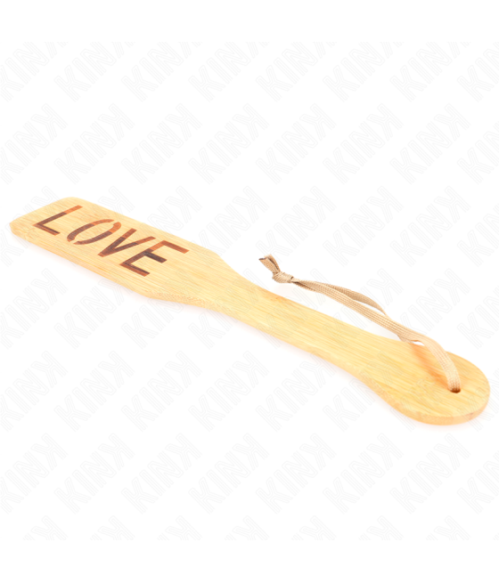 Kink - pala de bambÚ palabra love 32 x 5.5 cm
