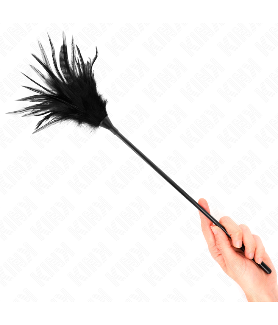 Kink - plumas mÚltiples para cosquillas negro 45 cm